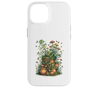 Wild Nature Garden with Mushrooms and Cracked Pots Coque pour iPhone 14