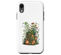 Wild Nature Garden with Mushrooms and Cracked Pots Coque pour iPhone XR