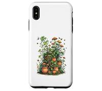 Wild Nature Garden with Mushrooms and Cracked Pots Coque pour iPhone XS Max
