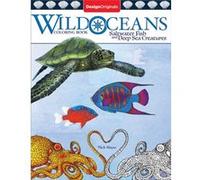 Wild Oceans Coloring Book by Nick Mayer Inconnu (Auteur)