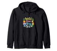 Wild One Big Sister Jungle Animals Sweat à Capuche