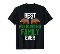Wild Pig Hunter est la Meilleure Famille de Chasseurs de cochons de Tous Les Temps T-Shirt Graphique avec Valeur