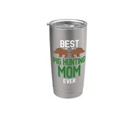 Wild Pig Hunter est la meilleure maman de tous les temps qui chasse au cochon Gobelet isotherme en acier inoxydable double paroi