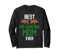 Wild Pig Hunter est la Meilleure Maman de Tous Les Temps Qui Chasse au Cochon Manche Longue