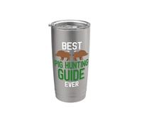 Wild Pig Hunter est le meilleur guide de chasse au cochon de tous les temps Gobelet isotherme en acier inoxydable double paroi