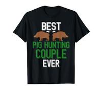 Wild Pig Hunter, Le Meilleur Couple de Chasseurs de cochons de Tous Les Temps T-Shirt Graphique avec Valeur
