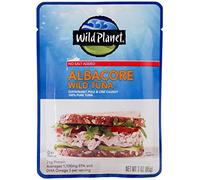 Wild Planet Albacore Tuna, No Salt, 3-Ounce Pouch