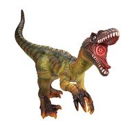 Wild predators Velociraptor Mousse Souple avec Son Figurines Dinosaures Jouets Enfants 3 Ans et Plus, Dinosaure géant Jouet, Vert, 3 Ans ou Plus