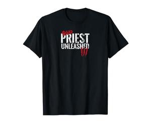 Wild Priest Unleashed - Prêtre Curé Pasteur Cadeau Humour T-Shirt