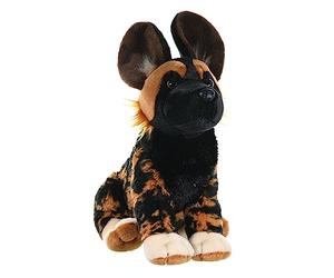 Wild Republic 10900 CK Peluche Chien Sauvage D'afrique, 30cm, Brun Clair