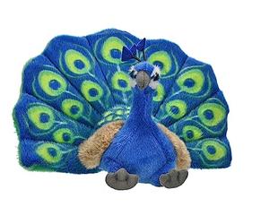 Wild Republic - 13811-13811 - Peluche - CK-Mini Paon - 20 cm, Bleu