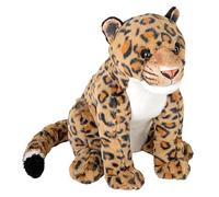 Wild Republic Artist Collection Léopard, Peluche, 33 cm, Rempli de Bouteilles d'eau recy s, Leopard