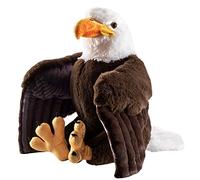 Wild Republic Artist Collection Pygargue À Tête Blanche, Cadeau pour Enfants, 38 cm, Jouet en Peluche, garnissage en Bouteilles d'eau recyclées et tissées