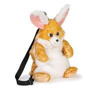Wild Republic Backpack Fennec, Peluche, 36 cm, Jouet en Peluche, Rembourrage en Bouteilles d’Eau Recyclées Filées