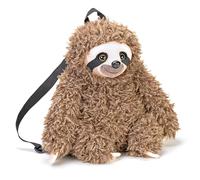 Wild Republic Backpack Sloth, Peluche, 36 cm, Jouet en Peluche, Rembourrage en Bouteilles d’Eau Recyclées