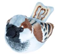 Wild Republic BIRD19599 Pluche vogel mus, huisparel met authentiek origineel zan