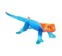 Wild Republic Coilkins Lézard Arc-en-Ciel, Peluche, 30 cm, Rempli de Bouteilles d'eau recy s, Rainbow Lizard