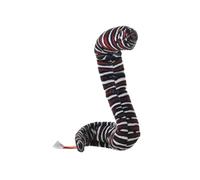 Wild Republic Coilkins Murene Zébrée, Peluche, 30 cm, Jouet en Peluche, Remplissage en Bouteilles d'eau Recyclées Filées