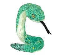 Wild Republic Coilkins Vipère des Buissons Verte, Peluche, 30 cm, Rempli de Bouteilles d'eau recy s