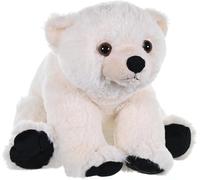 Wild Republic Cuddlekins Bébé D'Ours Polaire,Animal En,30 Cm,Cadeau Pour Bébés,Écologique,Rembourrage Fabriqué à Partir De Bouteilles D'Eau Recyclées