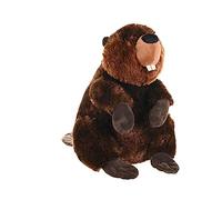 Wild Republic Cuddlekins Castor, Animal en Peluche, 30 cm, Cadeau pour Bébés, Peluche Écologique, Rembourrage Fabriqué à Partir de Bouteilles d’Eau Recyclées