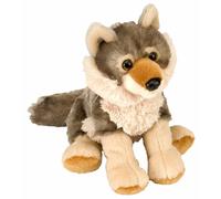 Wild Republic peluche loup junior 20 cm en peluche gris/crème Gris
