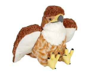 Wild Republic Cuddlekins Faucon À Queue Rouge, Animal en Peluche, 30 cm, Cadeau pour Bébés, Peluche Écologique, Rembourrage Fabriqué à Partir de Bouteilles d’Eau Recy s