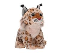 Wild Republic Cuddlekins Lynx, Animal en Peluche, 30 cm, Cadeau pour Bébés, Peluche Animaux, Peluche Écologique, Rembourrage Fabriqué à Partir de Bouteilles d’Eau Recy s