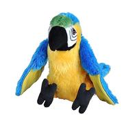 Wild Republic Cuddlekins Mini Ara Bleu et Jaune, Animal en Peluche, 20 cm, Cadeau pour Bébés, Rembourrage Fabriqué à Partir de Bouteilles d'eau Recy s
