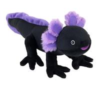 Wild Republic Cuddlekins Mini Axolotl Noir, Peluche, 20 cm, Jouet en Peluche, Remplissage en Bouteilles d'eau Recyclées Filées