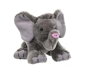 Wild Republic Cuddlekins Mini Bébé éléphant d'Afrique, Animal en Peluche, 20 cm, Cadeau pour Bébés, Peluche Écologique, Rembourrage Fabriqué à Partir de Bouteilles d’Eau Recy s