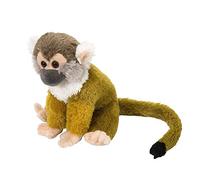 Wild Republic Cuddlekins Mini Écureuil Singe, Animal en Peluche, 20 cm, Cadeau pour Bébés, Peluche Écologique, Rembourrage Fabriqué à Partir de Bouteilles d’Eau Recy s