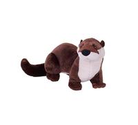 Wild Republic Cuddlekins Mini Loutre de rivière écologique, en Peluche, 20,3 cm, Remplissage avec Bouteilles d'eau recyclées, écologique, Marron