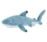 Wild Republic requin en peluche junior 20 cm gris/blanc
