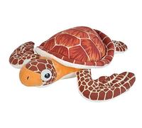 Wild Republic Cuddlekins Mini Tortue Caouanne, Animal en Peluche, 20 cm, Cadeau pour Bébés, Peluche Écologique, Rembourrage Fabriqué à Partir de Bouteilles d’Eau Recyclées