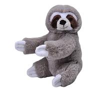 Wild Republic Ecokins Mini La Paresse, Animal en Peluche 20 cm, Jouets Écologiques, Cadeaux pour Bébés, Fabrication Artisanale Utilisant 7 Bouteilles d’Eau Recyclées