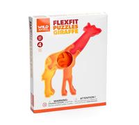 Wild Republic Flexfit Puzzle Girafe, Cadeau pour Enfants, Idéal pour des Heures de Jeu Autonome