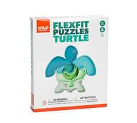 Wild Republic Flexfit Puzzle Tortue Marine, Cadeau pour Enfants, Idéal pour des Heures de Jeu Autonome
