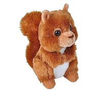 écureuil en peluche junior 18 cm en peluche orange