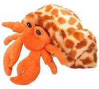 Wild Republic Peluche Hug’EMS Bernard-l'ermite – 17 cm, rembourrage à partir de bouteilles d’eau