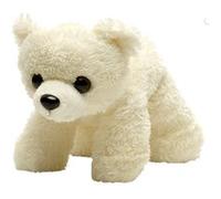 Wild Republic Hug'Ems peluche : ours polaire 18 cm blanc Blanc G