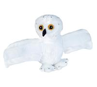 Wild Republic Hugger Harfang des Neiges, Cadeau pour Bébés, Animal en Peluche, Jouet Écologique, Rembourrage Fabriqué à Partir de Bouteilles d’Eau Recyclées, 20 cm