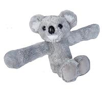 Wild Republic - Peluche Huggers Koala - Cadeau bébé, rembourrage recyclé - 20 cm, gris