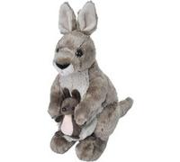 Wild Republic kangourou en peluche junior 30 cm en peluche gris/brun Marron