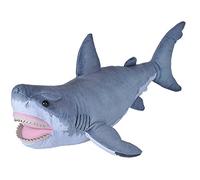 Wild Republic Living Ocean Grand Requin Blanc, 50 cm, Idée Cadeau pour Enfants, Animal en Peluche, Peluche Écologique, Rembourrage et Tissu Fabriqués à partir de Bouteilles d’Eau Recyclées