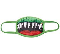 Wild Republic Masque enfant Wild Smiles de pouvant se superposer à un masque à usage médical, réutilisable, lavable, couvrant la bouche et le nez, avec motifs dinosaures