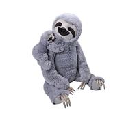 Wild Republic Mom and Baby Jumbo La Paresse, Animal en Peluche, 76 cm, Idée Cadeau pour Enfants, Animal en Peluche, Jouet Écologique, Rembourré de Bouteilles d’Eau Recyclées