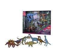 Wild Republic Moveable Set Dinosaure, Figurines de Dinosaure, Répliques de Espèces de Dinosaure pour s’Amuser, Cadeau pour Enfants, Super pour Le Jeu Interactif