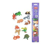 Wild Republic Nature Tube Animaux, 12 Espèces de Animaux Animaux Miniatures, Cadeau de Noël pour Enfants, Figurines à Collectionner, Super pour Le Jeu Interactif