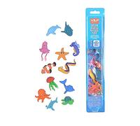 Wild Republic Nature Tube Bébé Océan, 12 Espèces de Bébé Océan Animaux Miniatures, Cadeau de Noël pour Enfants, Figurines à Collectionner, Super pour Le Jeu Interactif